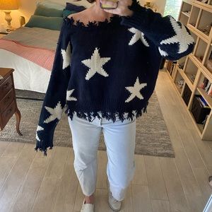 ✨STARSTRUCK Navy Blue SWEATER ⭐️
